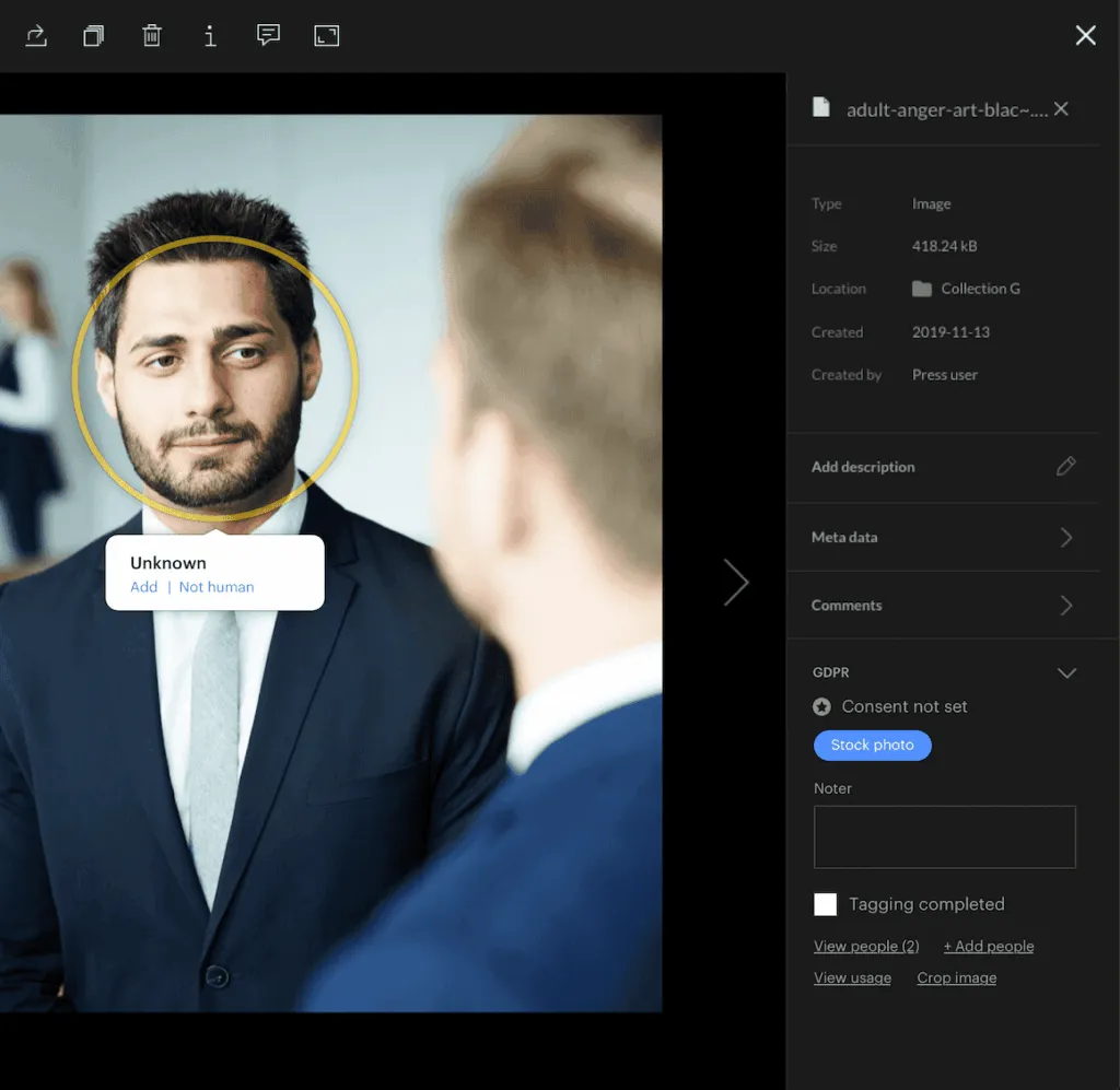 GDPR godkendt billedarkiv til håndtering af samtykker, udløbsdato og sikker hosting