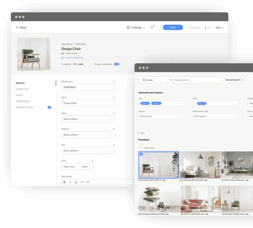 Digital asset management PIM tagging and search Digital asset management PIM tagging and search