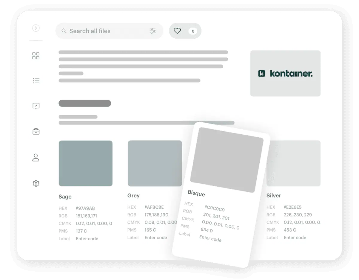Kontainer_brand_platform Erstellen von Brand Guidelines und Landingpages mit Kontainer DAM