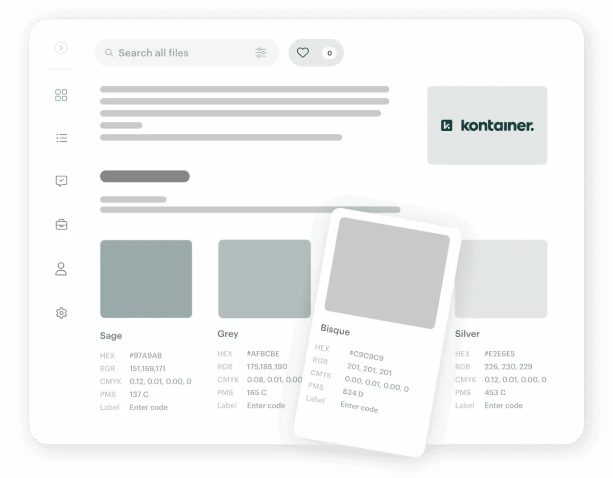 Kontainer_brand_platform Erstellen von Brand Guidelines und Landingpages mit Kontainer DAM