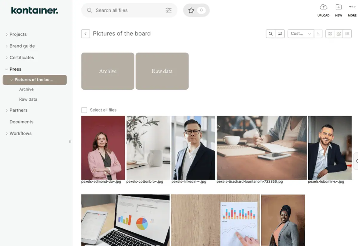 finance and insurance sidekick file sharing overview