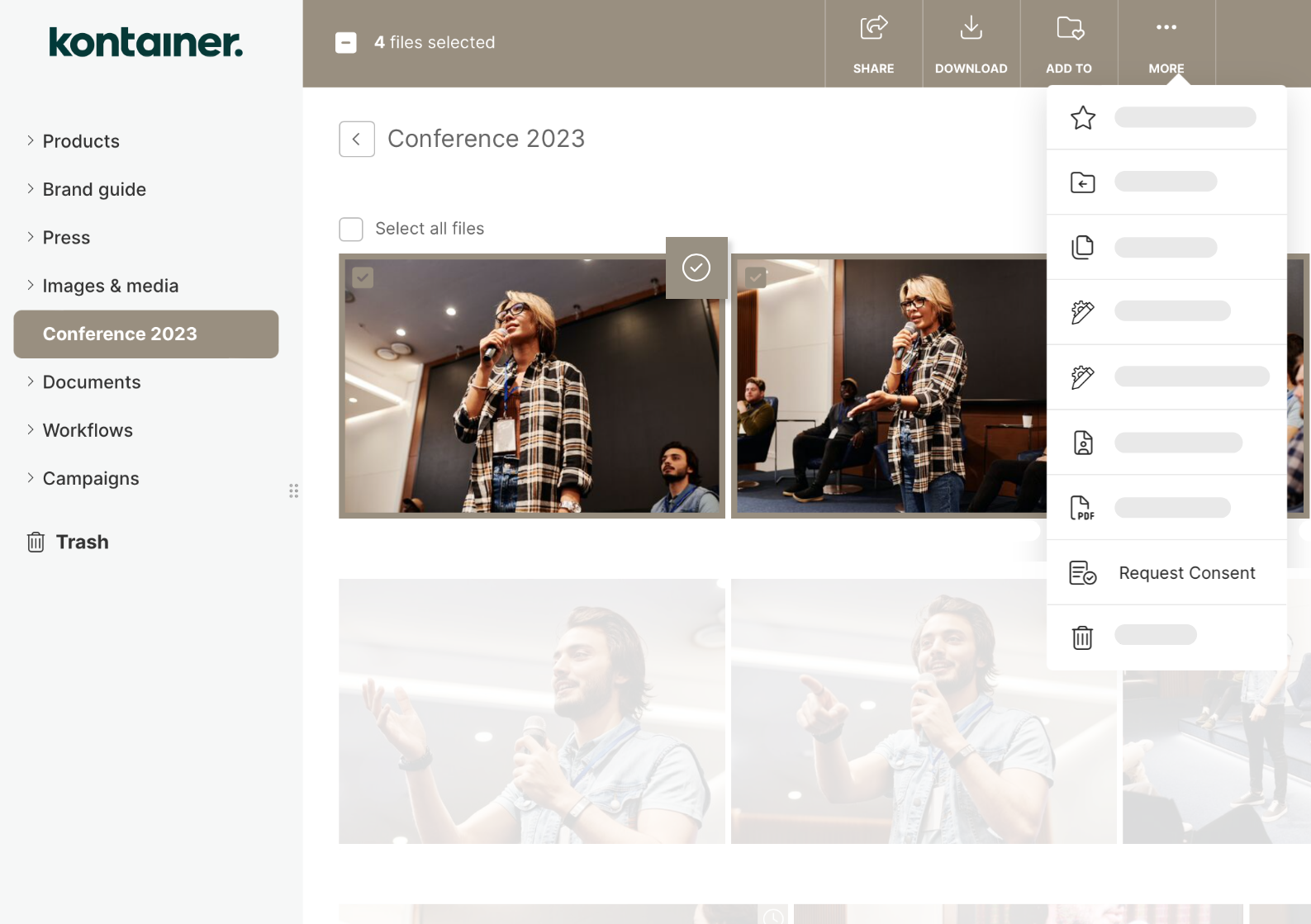 Flexible and User-Friendly: Kontainer Photo Consent Tool