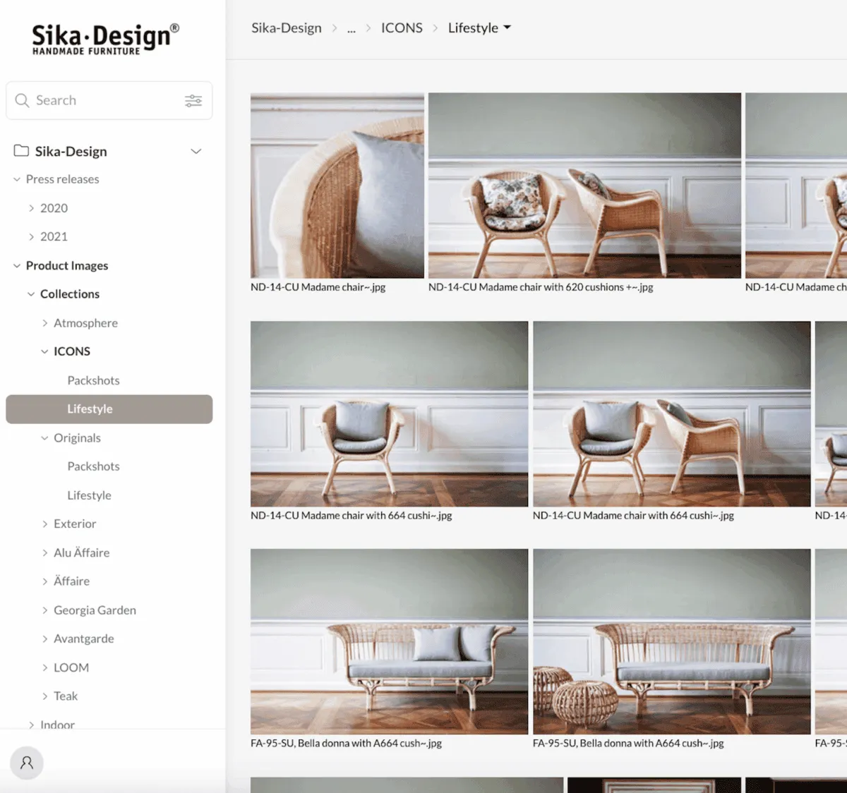 Kontainer_Sika_case-main-view Lifestyle Packs i Kontainer DAM System (Digital Asset Management)