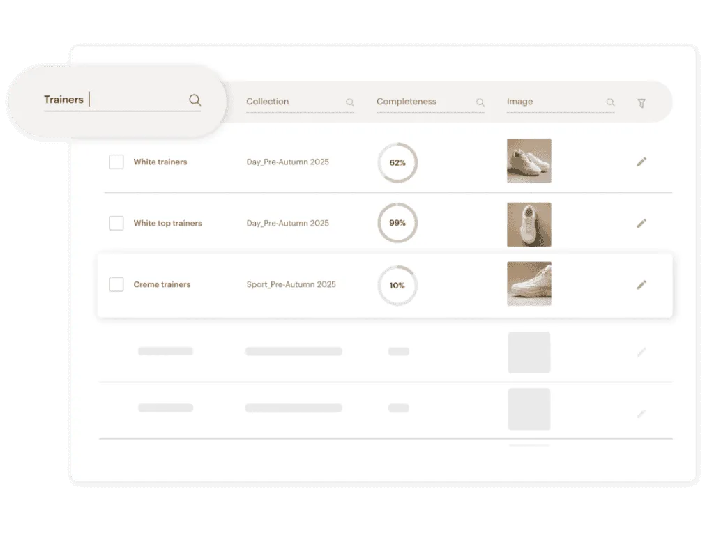 Kontainer PIM Shopify data sharing A simple overview of managing data and assets for Shopify in Kontainer PIM