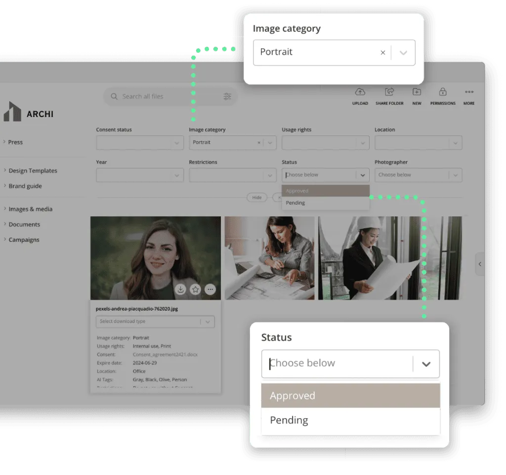 DAM for DAM for architects entrepreneurs engineers_Searchability DAM for architects entrepreneurs engineers - Search functions