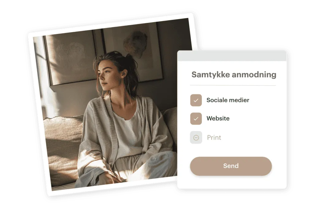 Samtykke anmodning fra Kontainer