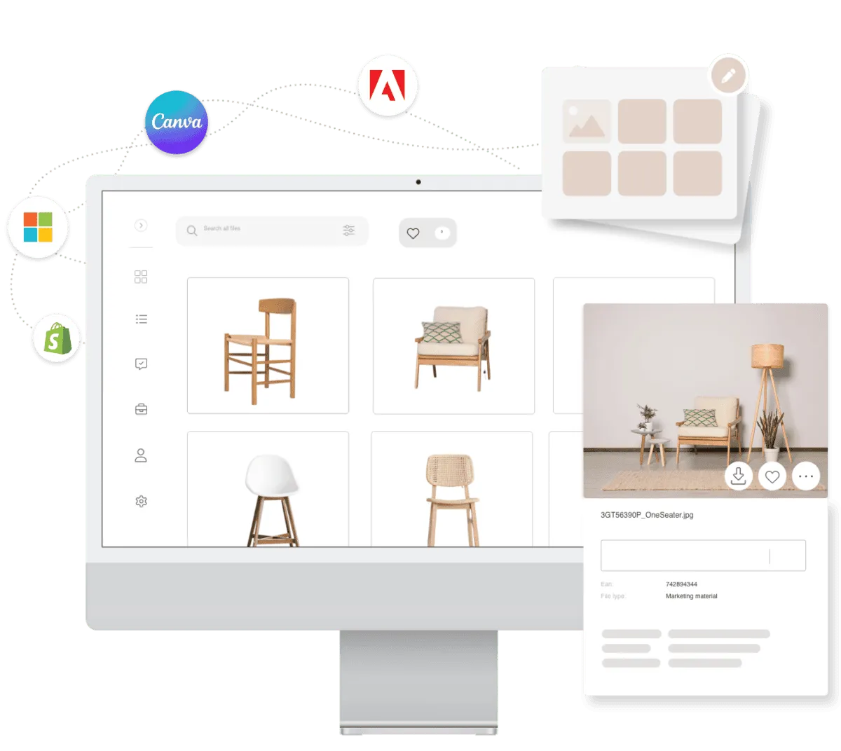 DAM for design&lifestyle_Integration DAM for design&lifestyle Kontainer Integration