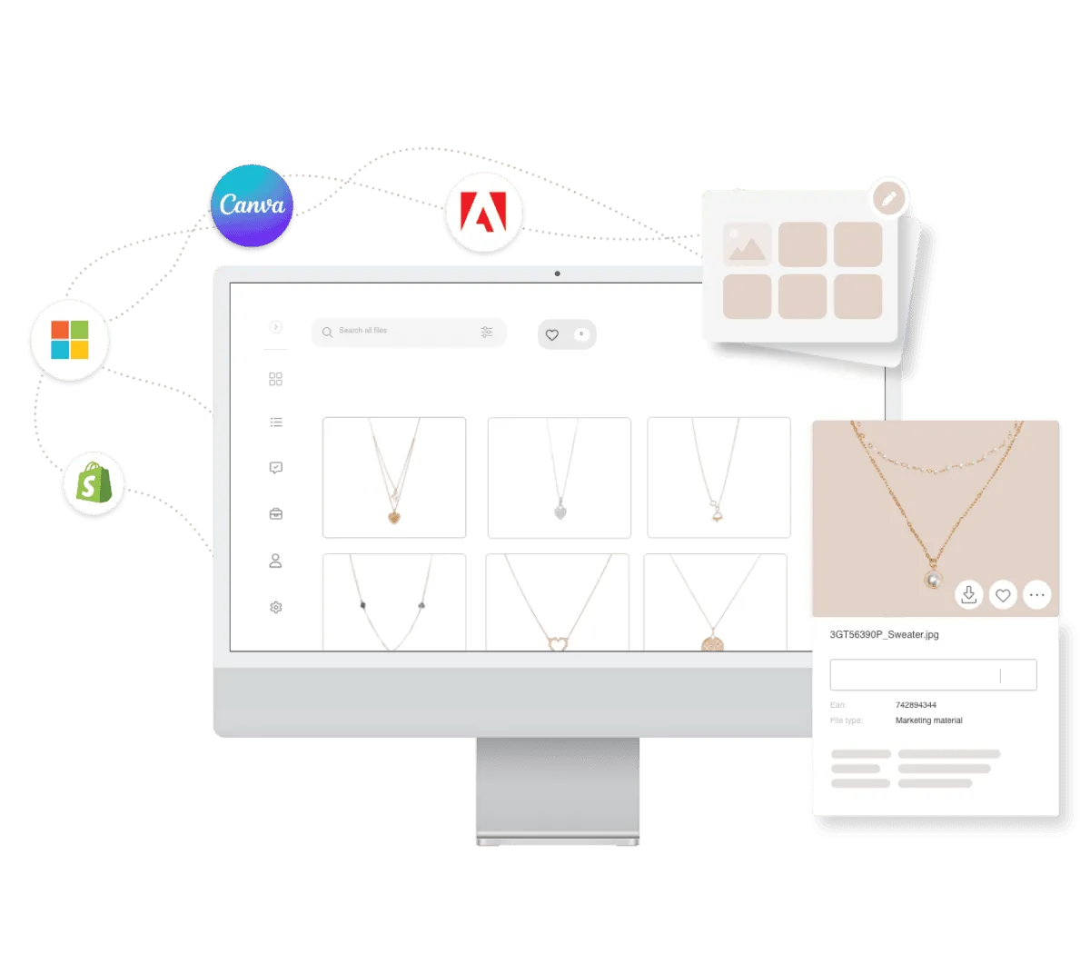 DAM for design&lifestyle Kontainer Integration