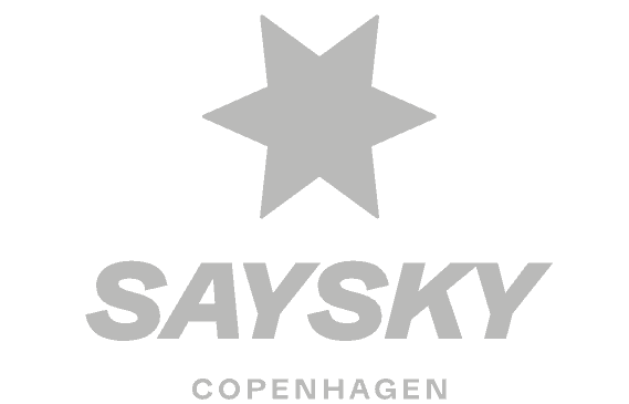 SAYSKY Copenhagen logo with a star symbol above the brand name.