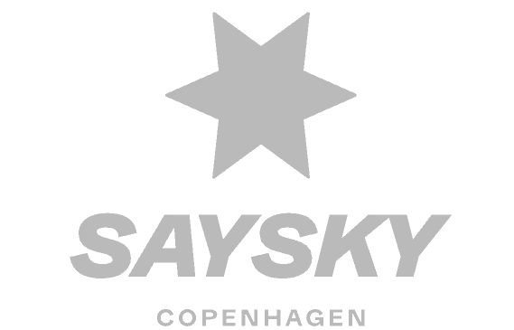 SAYSKY Copenhagen logo with a star symbol above the brand name.
