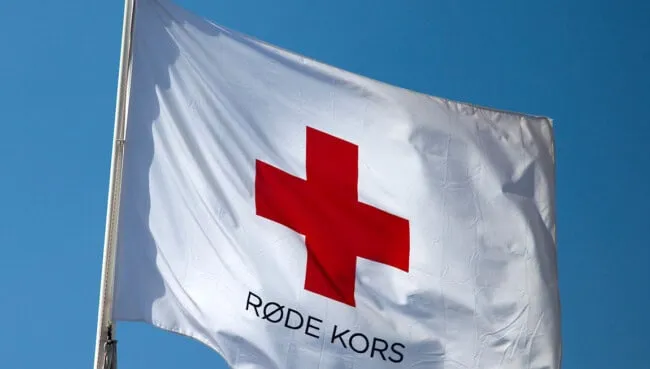 Red Cross testimonial background