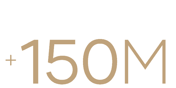 150 millionen tal