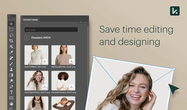 Integration mellem Adobe Creative Cloud og Kontainer DAM
