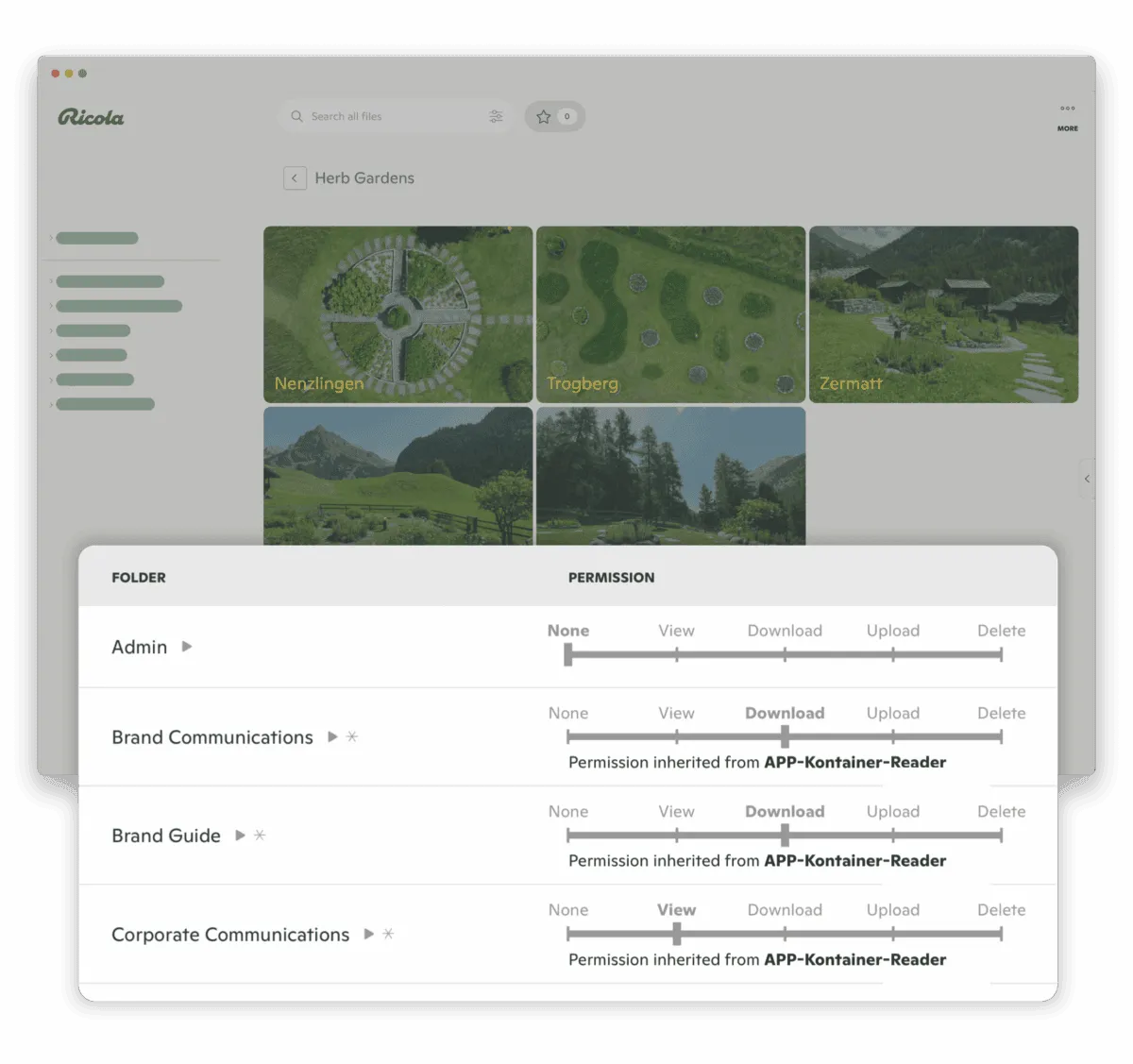 Ricola Kontainer case_users and SSO Ricola Kontainer case_users and SSO
