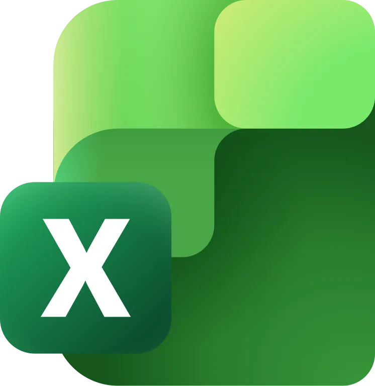 Microsoft Office 365 Excel logo for integration to Kontainer DAM and PIM