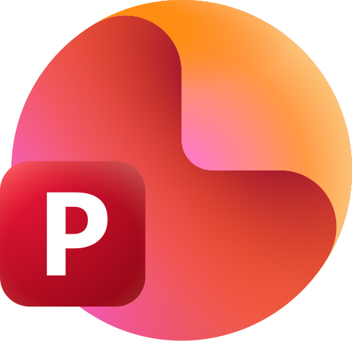 Microsoft Office 365 PowerPoint logo for integration to Kontainer DAM and PIM