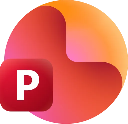 Microsoft Office 365 PowerPoint logo for integration to Kontainer DAM and PIM