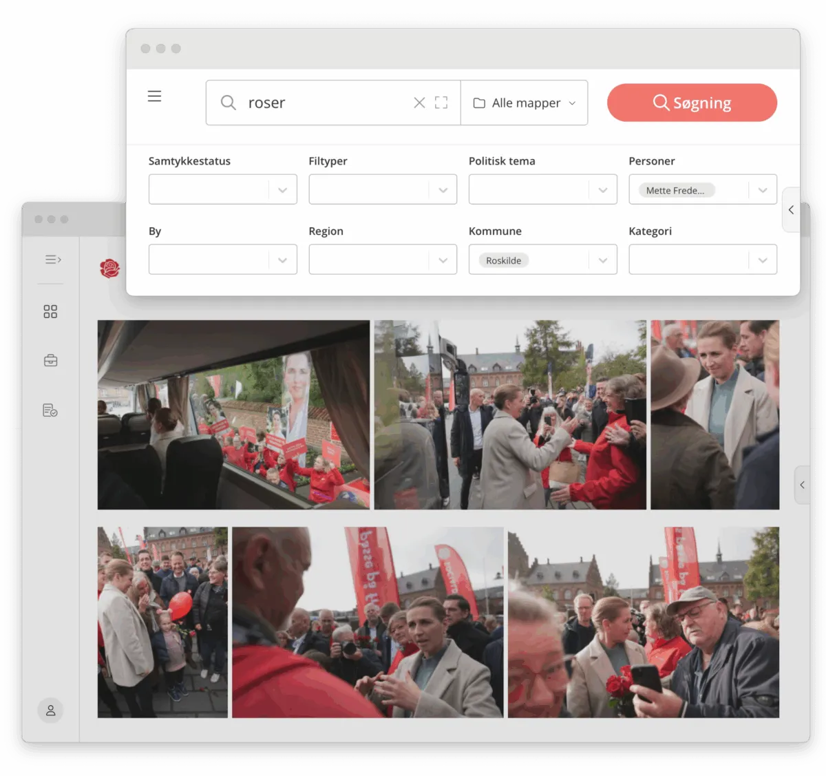 Socialdemokratiets Kontainer DAM_Brugervenlig tagging og søgning Brugervenlig tagging og søgning efter billeder i Kontainer DAM