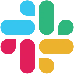 Slack squre logo showcasing integration between Slack and Kontainer DAM and PIM