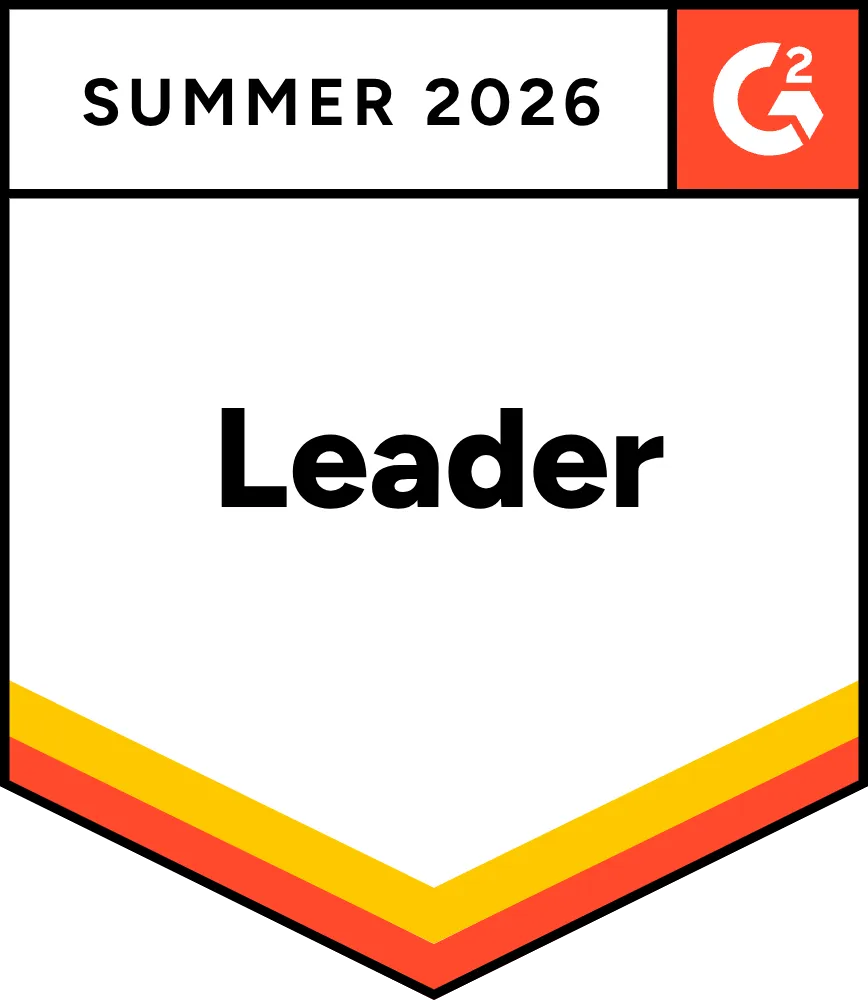 G2 Summer 2026 Leader badge